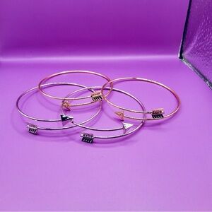 4 Arrow Open Ended Bangles